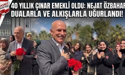 Osmaniye'de 40 Yıllık Çınar Emekli Oldu: Nejat Özbahar’dan Duygusal Veda