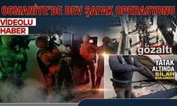Osmaniye'de Dev Operasyon: 13 Gözaltı, 2 Tutuklama