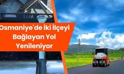 Osmaniye'de İki İlçeyi Bağlayan Yol Yenileniyor