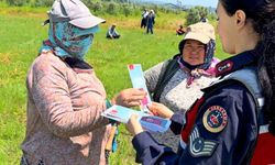 Osmaniye'de Jandarmadan Kadın İşçilere KADES Eğitimi