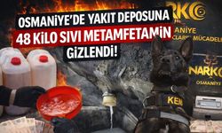 Osmaniye’de Yakıt Deposuna Gizlenmiş 48 Kilo Metamfetamin Yakalandı