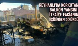 Reyhanlı’da Korkutan Balkon Yangını: İtfaiye Facianın Eşiğinden Döndürdü