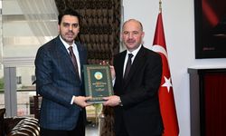 Vali Serdengeçti TİKA Başkanı Abdullah Eren'i Ağırladı