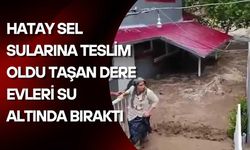 Hatay Sel Sularına Teslim Oldu Taşan Dere Evleri Su Altında Bıraktı