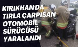 Kırıkhan'da Tırla Çarpışan Otomobil Sürücüsü Yaralandı