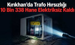 Kırıkhan’da Trafo Hırsızlığı: 10 Bin 338 Hane Elektriksiz Kaldı