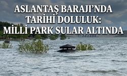 Görüntüler Videoda! Osmaniye Aslantaş Barajı'nda doluluk rekoru kırıldı