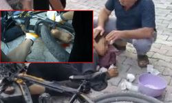 Görüntüler Videoda! Bisiklet Keyfi Kabusa Döndü! İşte 13 Yaşındaki Ömer'in Zor Anları