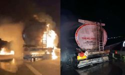 O Anlar Kamerada! Tanker Saniyeler İçinde Kül Oldu...