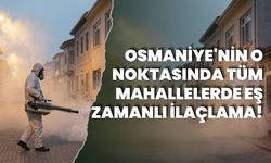 Osmaniye'nin O Noktasında Tüm Mahallelerde Eş Zamanlı İlaçlama!