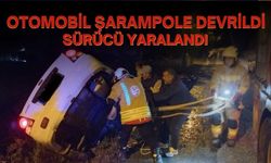 Samandağ’da Otomobil Şarampole Devrildi: Sürücü Yaralandı