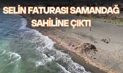 Selin Faturası Samandağ Sahiline Çıktı