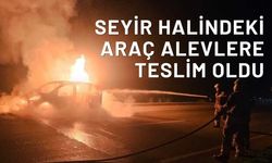Seyir Halindeki Araç Alevlere Teslim Oldu