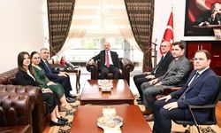 Vali Serdengeçti, SGK Heyetini Kabul Etti