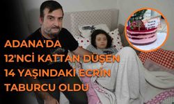 Adana'da 12'nci Kattan Düşen 14 Yaşındaki Ecrin Taburcu Oldu