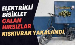 Elektrikli Bisiklet Çalan Hırsızlar Kıskıvrak Yakalandı