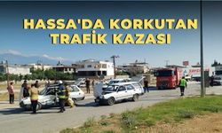 Hassa'da Korkutan Trafik Kazası