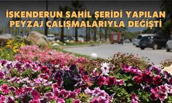 İskenderun sahil şeridi yapılan peyzaj çalışmalarıyla değişti