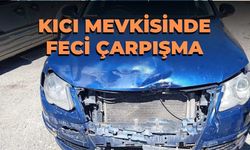 Kıcı Mevkisinde Feci Çarpışma