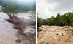 Osmaniye Sumbas’ta Sağanak Yağışta Kölete Deresi Taştı!