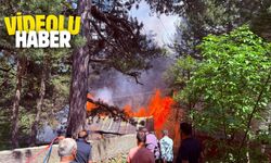 Osmaniye Yayla Evinde Korkutan Yangın!