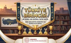 Osmaniye'de 5 Öğrenci hatasız Türkiye birincisi oldu!