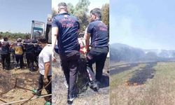 Osmaniye'de Anız Yangını Meyve Bahçesine Sıçradı, 1 Kişi Baygın Bulundu