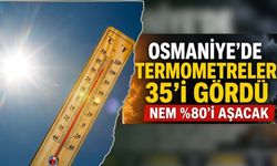 Osmaniye'de Termometreler 35'i Gördü, Nem %80'i Aşacak
