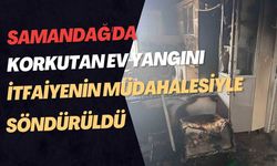 Samandağ'da Korkutan Ev Yangını İtfaiyenin Müdahalesiyle Söndürüldü