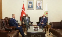 Vali Serdengeçti ve Başkan Çenet'ten Kahramanmaraş Valisi Ünlüer'e Ziyaret
