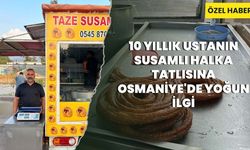10 Yıllık Ustanın Susamlı Halka Tatlısına Osmaniye'de Yoğun İlgi