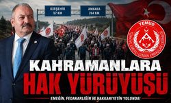 Ali Tilkici Öncülüğünde Emekli Uzman Çavuşlara Hak Yürüyüşü