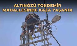 Altınözü Tokdemir Mahallesinde kaza yaşandı