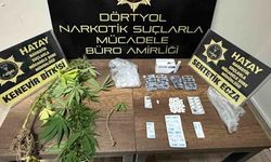 Dörtyol ilçesindeki yasaklı madde operasyonu gerçekleşti
