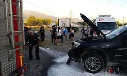 Hatay Dörtyol’da Cip ile Motosiklet Çarpıştı