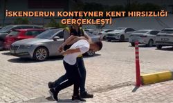 İskenderun konteyner kent hırsızlığı gerçekleşti