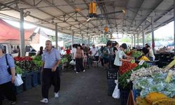 Kozan'da yaz sıcaklarına karşı pazarda önlemler alındı