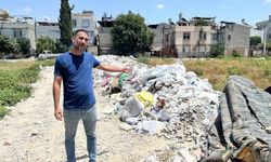 Mahalle arasında oluşan çöp yığınları halkı isyan ettirdi