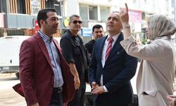 Osmaniye Akyar Caddesi’ndeki Yol ve Kaldırım Çalışmalarını Denetledi