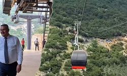 Osmaniye Düziçi'nde Teleferik Test Sürüşü Yapıldı, Başkan İba Açılış Tarihini Verdi