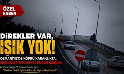 Osmaniye Salı Pazarı Köprüsü Karanlığa Gömüldü "Direkler Süs Diye mi Dikildi?"