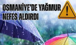 Osmaniye Sabaha Yağmurla Uyandı