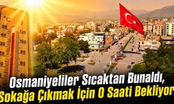 Osmaniyeliler Sıcaktan Bunaldı, Sokağa Çıkmak İçin O Saati Bekliyor!