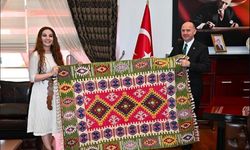 Vali Serdengeçti, Elif Avcı'yı Makamında Ağırladı