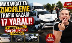 Antalya'da 6 Araç Birbirine Girdi, 17 Kişi Yaralandı!