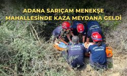 Adana Sarıçam Menekşe Mahallesinde kaza meydana geldi