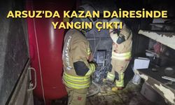 Arsuz'da Kazan Dairesinde Yangın Çıktı