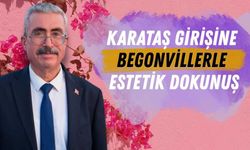 Karataş Girişine Begonvillerle Estetik Dokunuş