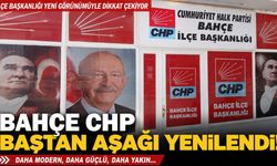 CHP Bahçe İlçe Başkanlığı Binası Yenilendi