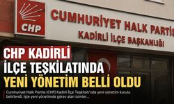 CHP Kadirli İlçe Teşkilatında Yeni Yönetim Belli Oldu